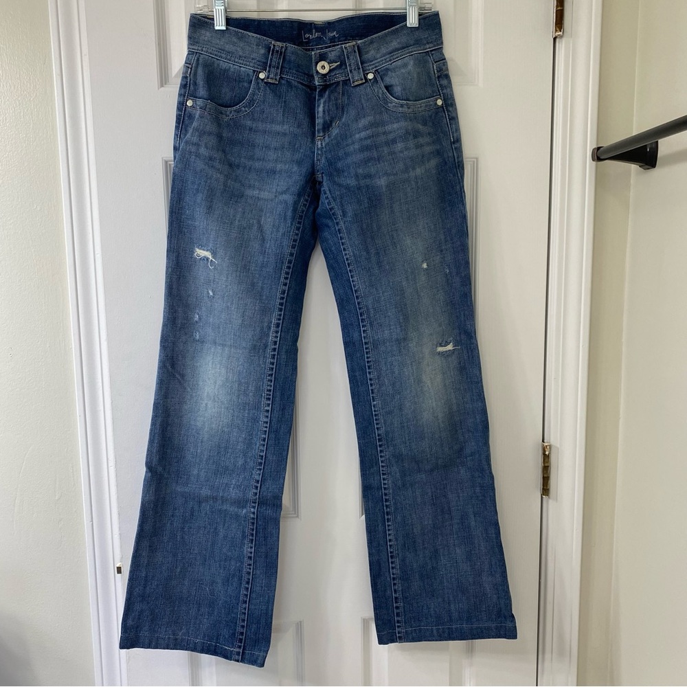 Y2K Victorias Secret The London Jean Low Rise Wide Leg Faded